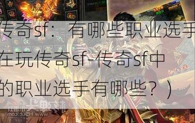 传奇sf：有哪些职业选手在玩传奇sf-传奇sf中的职业选手有哪些？)