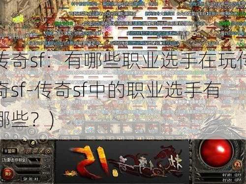 传奇sf：有哪些职业选手在玩传奇sf-传奇sf中的职业选手有哪些？)