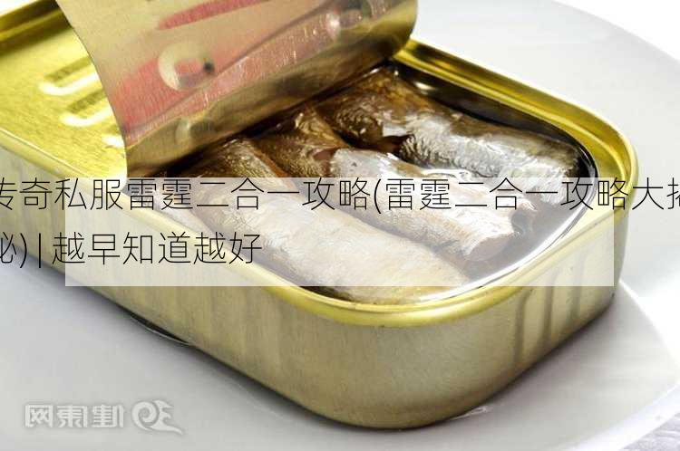 传奇私服雷霆二合一攻略(雷霆二合一攻略大揭秘) | 越早知道越好