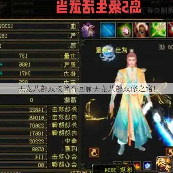 天龙八部双校简介回顾天龙八部双修之路！