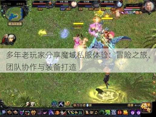 多年老玩家分享魔域私服体验：冒险之旅、团队协作与装备打造