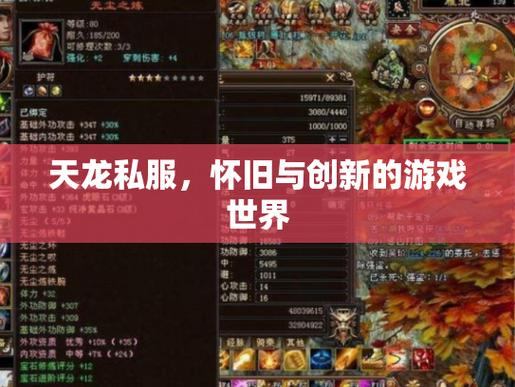 天龙八部私服发布网:最全版本与公平游戏环境推荐 第4张 天龙八部私服发布网:最全版本与公平游戏环境推荐 第4张