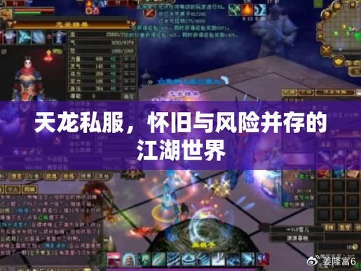 天龙八部私服：为什么我不建议玩？私服风险与正规游戏对比