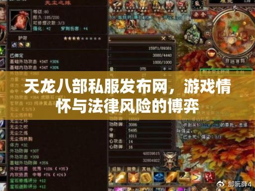 天龙八部私服解析：探索自由游戏体验的优势与风险  第3张