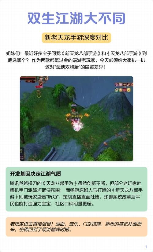 天龙八部公益服评测对比：游戏环境、内容与社区氛围全面解析  第4张